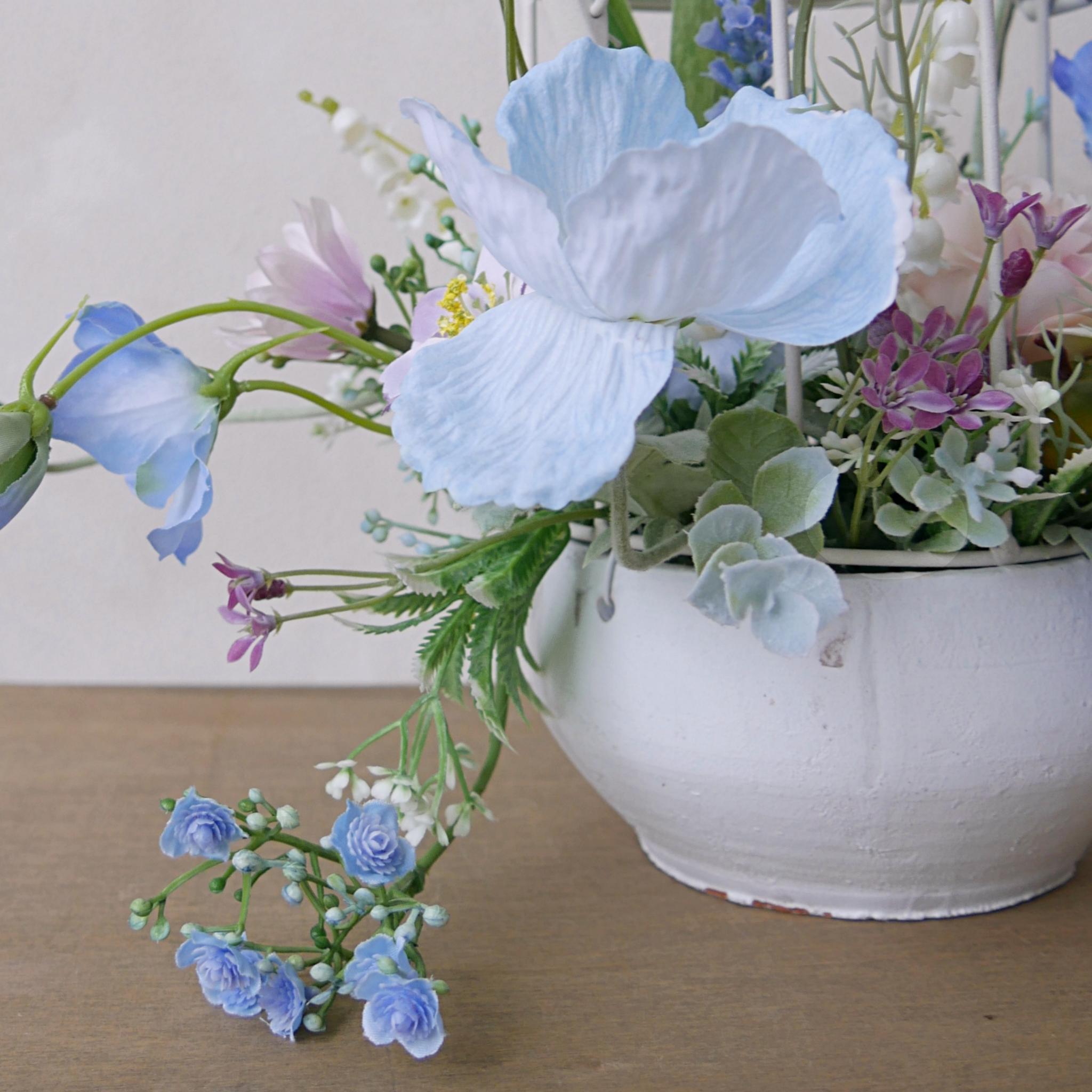 【3/30(月)まで受付】芽吹きの物語｜ナチュラルガーデンアレンジ｜母の日ギフト｜造花｜鳥かごアレンジ | 6枚目